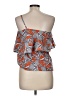 Hayden 100% Cotton Orange Sleeveless Blouse Size M - photo 2