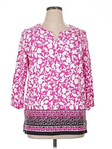 Jones New York Signature 3/4 Sleeve Blouse (view 1)