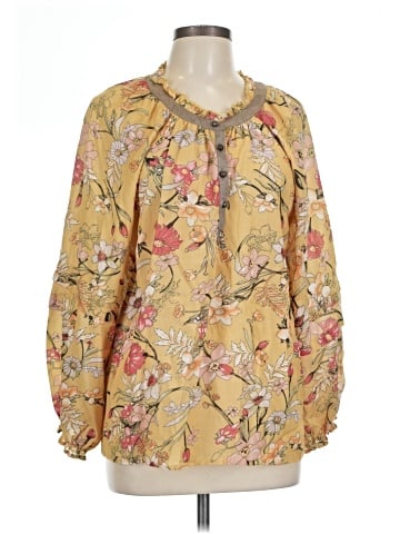 Aratta Silent Journey Long Sleeve Blouse (view 1)