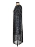 Flat White 100% Polyester Metallic Silver Cocktail Dress Size S - photo 5