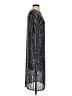 Flat White 100% Polyester Metallic Silver Cocktail Dress Size S - photo 4