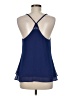 Naked Zebra 100% Polyester Blue Sleeveless Blouse Size M - photo 2