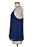 Naked Zebra 100% Polyester Blue Sleeveless Blouse Size M - photo 5