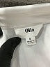 Olia 100% Polyester Ivory Long Sleeve Blouse Size M - photo 7