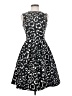 H&M Animal Print Black Cocktail Dress Size 4 - photo 1