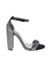 Steve Madden Houndstooth Gray Black Sandals Size 6 - photo 1