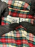 Gap Plaid Red Long Sleeve Button-Down Shirt Size M - photo 7