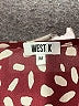 Weston 100% Polyester Burgundy 3/4 Sleeve Blouse Size M - photo 7