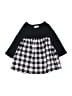 First Impressions Checkered-gingham Black Dress Size 3-6 mo - photo 1