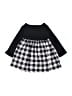 First Impressions Checkered-gingham Black Dress Size 3-6 mo - photo 2