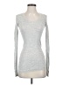 Inhabit Silver Long Sleeve Silk Top Size P (petite) - photo 1