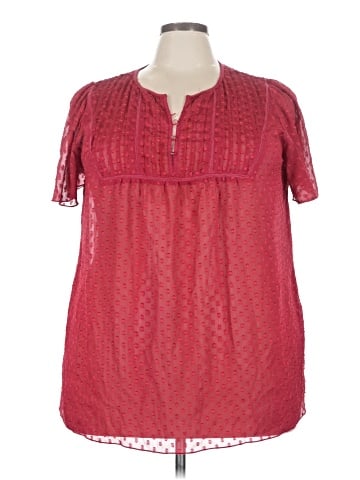 Lane Bryant Short Sleeve Blouse (view 1)