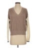 Splendid Color Block Brown Pullover Sweater Size XS - photo 1