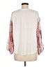 Blue Rain Ivory Long Sleeve Blouse Size M - photo 2