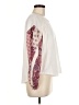 Blue Rain Ivory Long Sleeve Blouse Size M - photo 4