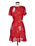 BB Dakota 100% Polyester Red Casual Dress Size 6 - photo 2