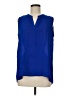 Pleione 100% Polyester Blue Sleeveless Blouse Size M - photo 1