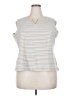 Assorted Brands Ivory Sleeveless T-Shirt Size 2X - photo 1