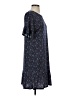 MICHAEL Michael Kors Print Blue Casual Dress Size S (petite) - photo 4