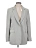 H&M 100% Polyester Gray Blazer Size S - photo 1