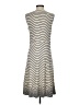 Tory Burch 100% Silk Chevron-herringbone Silver Cocktail Dress Size S - photo 2