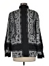Ann Taylor LOFT 100% Polyester Paisley Black Long Sleeve Blouse Size M - photo 2
