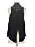 Astr 100% Polyester Black Sleeveless Blouse Size XS - photo 2