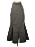 Lilly Brown 100% Polyester Solid Gray Formal Skirt Size 24 waist (estimated) - photo 2