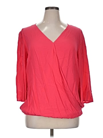 Faded Glory 3/4 Sleeve Blouse (view 1)