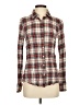 J.Crew Plaid Red Long Sleeve Button-Down Shirt Size 2 - photo 1