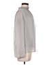 DR2 100% Polyester Polka Dots Gray Long Sleeve Blouse Size M - photo 4