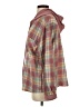 Shein 100% Polyester Plaid Pink Long Sleeve Blouse Size S - photo 5