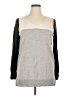 Ann Taylor Color Block Gray Pullover Sweater Size XL - photo 1