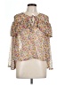 Forever 21 100% Polyester Ivory 3/4 Sleeve Blouse Size L - photo 1