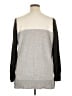Ann Taylor Color Block Gray Pullover Sweater Size XL - photo 2