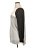 Ann Taylor Color Block Gray Pullover Sweater Size XL - photo 5