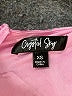 Crystal Sky 100% Polyester Tropical Pink Cocktail Dress Size XS - photo 7