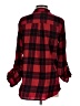 Express Outlet 100% Cotton Plaid Red Long Sleeve Button-Down Shirt Size S - photo 2