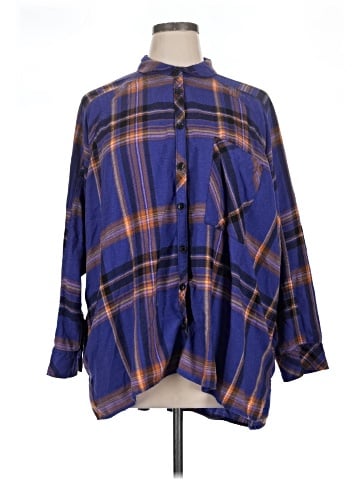 Urban Outfitters 3/4 Sleeve Button-Down Shirt (view 1)
