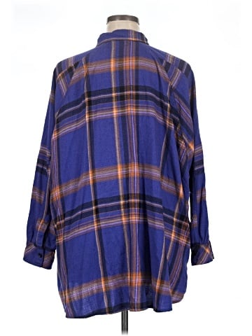 Urban Outfitters 3/4 Sleeve Button-Down Shirt (view 2)