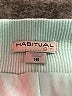 Habitual 100% Polyester Metallic Teal Casual Pants Size 16 - photo 7