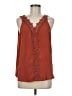 Shein 100% Viscose Brown Sleeveless Blouse Size 8 - 10 - photo 1