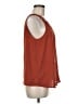 Shein 100% Viscose Brown Sleeveless Blouse Size 8 - 10 - photo 4