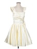 Unbranded 100% Polyester Ivory Gold Cocktail Dress Size XS (estimated) - photo 1