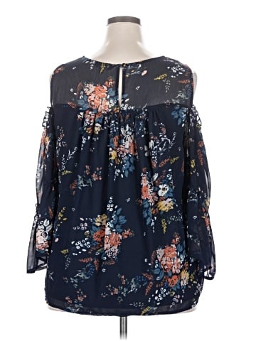 Lucky Brand 3/4 Sleeve Blouse (view 2)