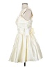 Unbranded 100% Polyester Ivory Gold Cocktail Dress Size XS (estimated) - photo 5