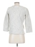 Madewell 100% Cotton Silver 3/4 Sleeve Top Size XXS - photo 2