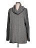 Calvin Klein 100% Acrylic Houndstooth Gray Turtleneck Sweater Size L - photo 1