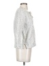 Madewell 100% Cotton Silver 3/4 Sleeve Top Size XXS - photo 4
