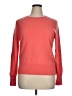 J.Crew 100% Cashmere Orange Cashmere Pullover Sweater Size XL - photo 1